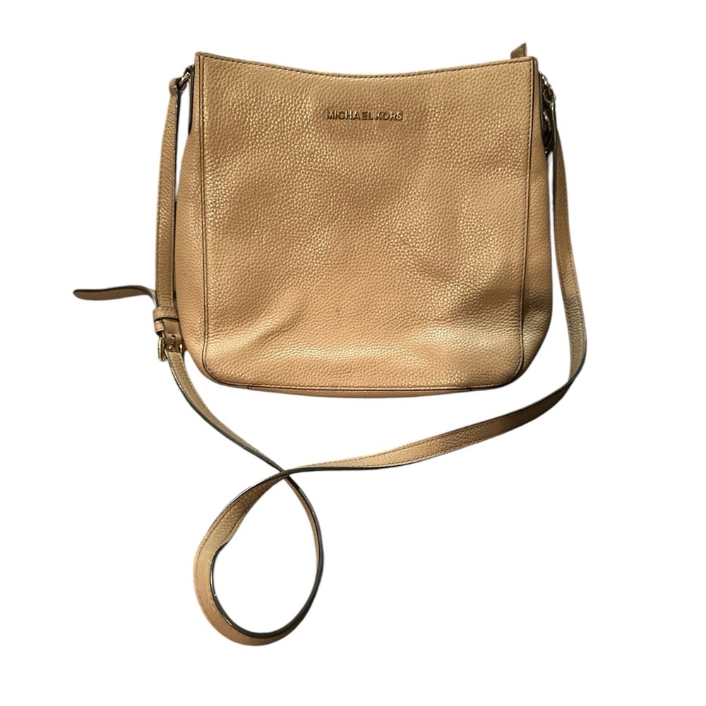 Michael Kors tan pebbled leather purse